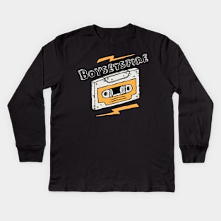 Vintage -Boysetsfire Kids Long Sleeve T-Shirt